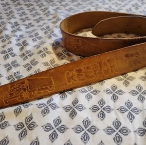 Vintage leather belt